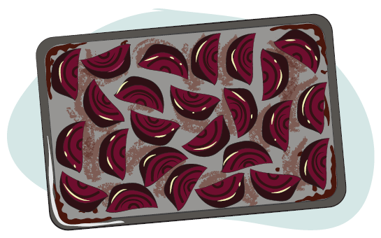 roasted beets illustration